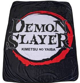 Surreal Entertainment 670711183653 Demon Slayer Logo Lightweight Fleece Throw Blanket 45 X 60 Inches