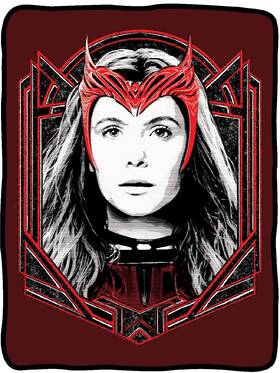 Surreal Entertainment 670711191016 Marvel Wandavision Wanda Scarlet Witch Chaos Magic Throw Blanket 45 X 60 I