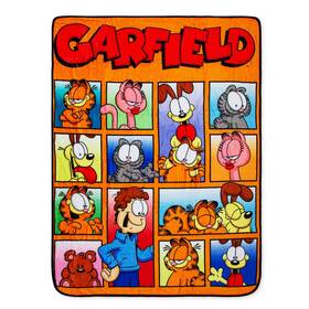 Surreal Entertainment 670711208714 Garfield And Friends Fleece Throw Blanket 45 X 60 Inches