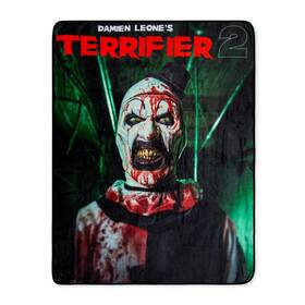 Surreal Entertainment 670711208776 Terrifier 2 Art The Clown Comic Cover Fleece Throw Blanket Soft Polyester C