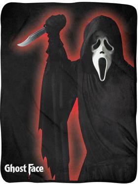 Surreal Entertainment 670711212117 Movie Throw Blanket - Ghostface Fuzzy Soft Fleece For Bed Or Co
