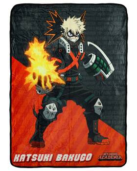 Surreal Entertainment 670711226473 My Hero Academia Blanket Katsuki Bakugo Plush Fleece Lightweight Throw 45 Inch X 60