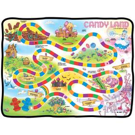 Surreal Entertainment 670711228088 Candy Land Blanket Game Board Oversized