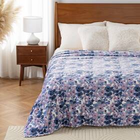 Sushing 975751700254 Luxury Printed Fleece Warm Blanket Soft Lightweight Velvety Plush Throw For