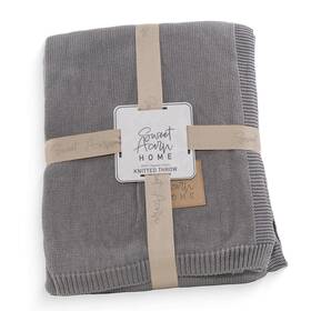 Sweet Acorn 765531114441 Knitted Cotton Blanket - Soft Cozy Knit Throw Lightweight All Seas