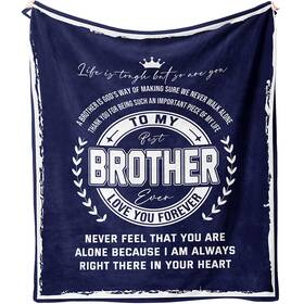 Taigzier 386396999267 Gifts For Brother Birthday From Sister To My Brothers Blanket