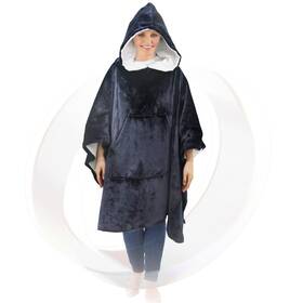 Eb000 Tang Small Fish Wearable Faraday Blanket -70 Inch X 54 Ultra-soft Protection Poncho