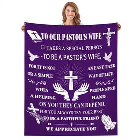 Tangopi 717015967135 Pastor S Wife Appreciation Gifts Blanket 50 60in P