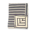Tct-1006-8004 Darzzi Beach Stripes Cotton Throw