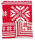 Tct-1022-8005 Darzzi Snowflakes Cotton Throw 640626321075