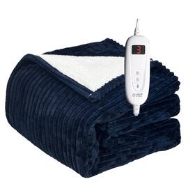 2rt3gwerdw Tefici Cobija Electrica Full Size Azul 72x84 Con Calor Manta Para Invierno De Cama Sofa