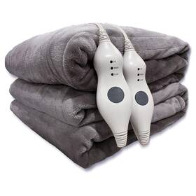 Na-b1612 Tefici Heated Blanket Queen Size With Dual Control Soft Flannel Electric Queenf