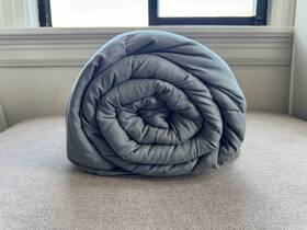 Tekno 814387027563 Snuggle Me Weighted Blanket 12 Pounds 44 Inch X 68 Grey Cozy Comphy