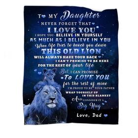 Tgruihm 794094672426 Daughter Gifts From Dad Birthday - Blanket