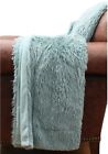 Th009181047low Allen Roth Soft Harmony Silver Blue Polyester Throw