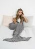 Th05tbzk162090103 Unbranded Mermaid Tail Blanket Warm And Soft Blankets For Kids