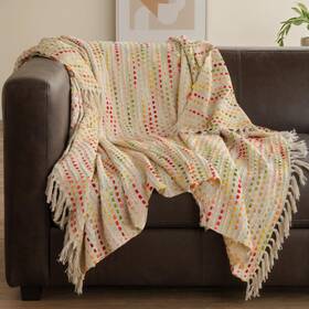 B0844wnwr3 The Art Box Box- Multi Color Hand Woven Cotton Throw Turkish Blanket Pure
