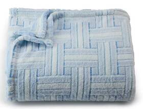 31bouplthjq The Big One Oversized Supersoft Blue Vintage Weave Throw Blanket 60 Inch X 72 New
