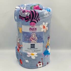 The Big One 400190007061 Disneys Alice In Wonderland Oversized Plush Throw 5ftx6ft New