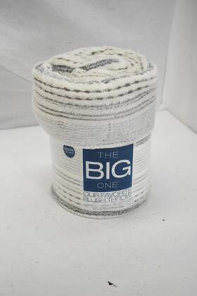 The Big One 400195287574 Plush Throw Blanket Oversized 5x6 Ft Stripe Pattern Supersoft