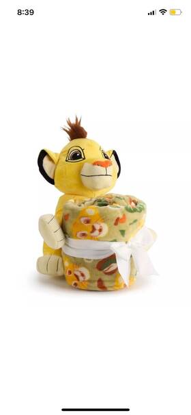 The Big One 400459005739 Disneys Lion King Simba Buddy And Throw Set By Kids 50 Inch X60
