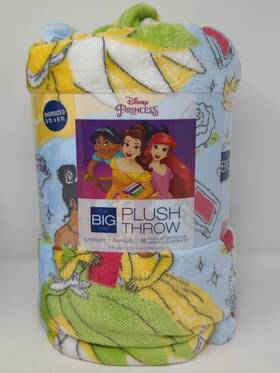 The Big One 400459866149 Kohls Disneys Princesss Oversized Plush Throw 5ft X 6ft