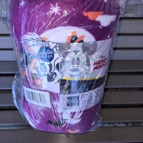 The Big One 400465887466 Disney Mickey And Minnie Mouse Halloween Plush Throw Blanket Purple