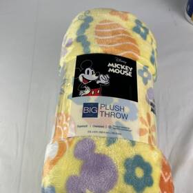 The Big One 400502763678 Plush Throw Blanket Mickey Minnie Easter Eggs 60 X 72 Oversized