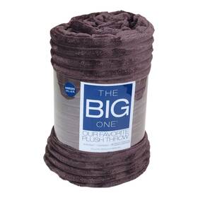 The Big One 400753395567 Oversized Plush Throw Blanket 5ftx6ft Super Soft Cozy Chocolate Brown