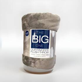 The Big One 400760741159 Nwt Oversized Super Soft Plush Throw 5ft X 6ft - Gray