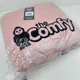 The Comfy 855130008910 Original Sherpa Lined Microfiber Fleece Wearable Blanket Oversize