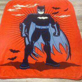 The Northwest Company 190604276328 Batman Red Knight Throw Blanket Measures 46 X 60 Inches