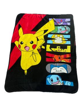 The Northwest Company 190604366074 Pokemon Battle Bot Silk Touch Throw Blanket 39 Inch X 49
