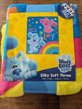 The Northwest Company 190604366098 Blues Clues Lets Play Toddler Blanket Measures 40 X 50 Inches 2021 New