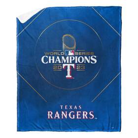 1mlb351239029edc The Northwest Group Mlb 2023 Wsc Glory Rangers Silk Touch Sherpa Throw