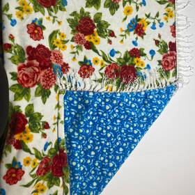 Pwf201324022002 The Pioneer Woman - Sweet Rose Velvet Plush Throw Reversable Blanket