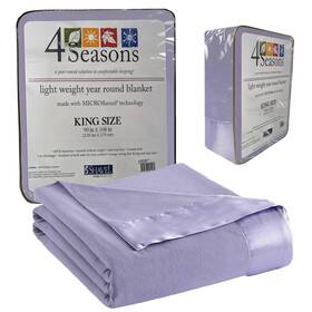 Thermee 718498945580 Micro Flannel Shavel King-size All Seasons Lightweight Sheet Blanket Machine