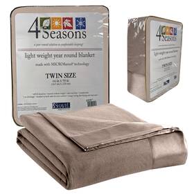 Thermee 718498960521 Micro Flannel Twin Size Blankets Lightweight All Seasons Cozy Blanke
