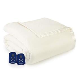 Thermee Micro Flannel King-size Electric Heated Blanket Machine Wash And Dry