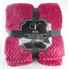 Thp607 Hotel Elements Luxurious Softness Popcorn Fleece Throw Blanket 646437085250