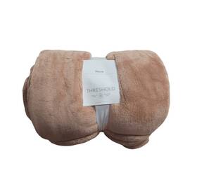 80504381 Threshold Oversized Primalush Throw Blanket In Clay