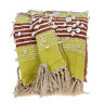 Thri21256 Parkland Collection Eclectic White Woven Handloom Throw 025773018014