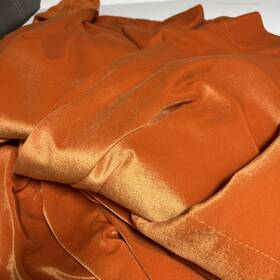 Thro By Marlo Lorenz 807882393011 Home Faux Fur Throw Decorative With Micro-mink Back 50 Inch X 60 Orange