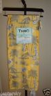 Thro Marlo Lorenz New 50 X 60 Microplush Throw Rev Blanket Yellow Tropical Hula 807882266278