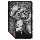 Pye751 Throw 36 Woven Tapestry Spinach " Sublimation King Blanket Popeye 60