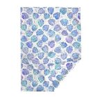 10978512 Throw Blanket Dreamy Abstract Monstera Leaves Pattern Line Watercolor 48 X 70in