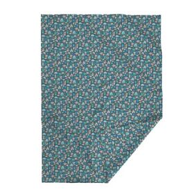 4429290 Throw Blanket Monsters Cute Animals Modern Nursery Boys Monster Blue 48 X 70in