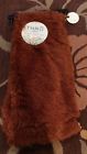 Throw Blanket Thro Studio Fluffy Faux Fur Decorative 50 X 60 New Shimmer Rust 807882265950