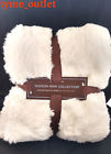 Hpbl101 Throw Fur 50 " Hudson Ivory "x70 Blanket Faux Park