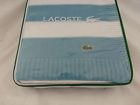 067100122 Throw Kit " Stillwater 60 White Lacoste Knit Striped 70 Nip